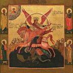 «San Michele Arcangelo, difendici nella battaglia, contro le malvagità e le insidie del demonio sii nostro aiuto»