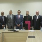 Firma del contratto fondiario per il terreno assegnato dal Presidente egiziano Abdel Fattah El Sisi per la costruzione dell’Ospedale ‘Bambino Gesù del Cairo’