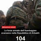 Centoquattresimo giorno del #ArtsakhBlockade. Ennesima grave violazione dell’Azerbajgian dell’accordo di cessate il fuoco nella Repubblica di Artsakh
