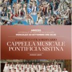 20 settembre ad Arezzo concerto della Cappella Musicale Pontificia ‘Sistina’