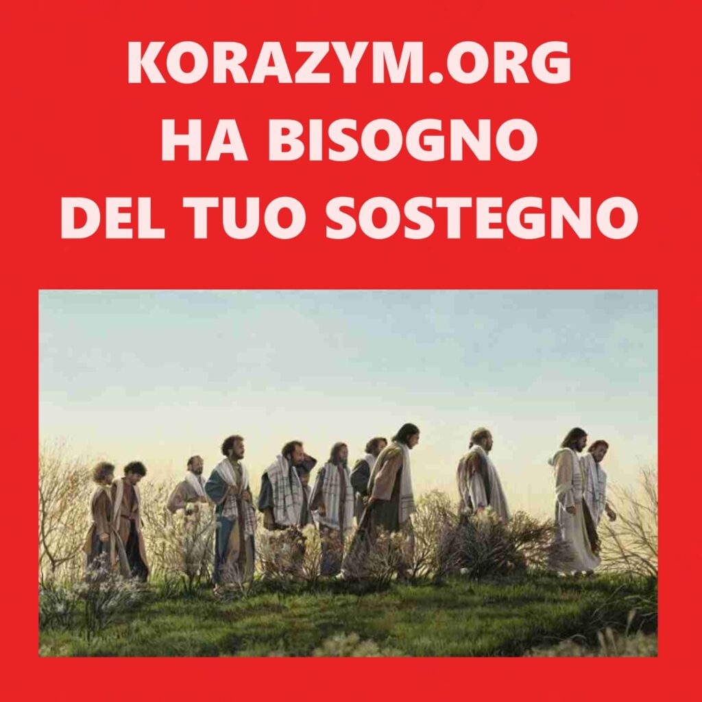 Korazym.org ha bisogno del tuo sostegno